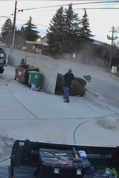 Man Narrowly Escape Certain Death