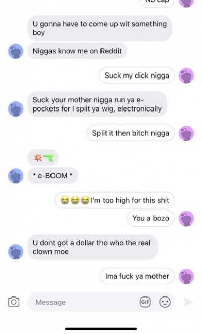 Fuck is wrong with niggas on this app😭