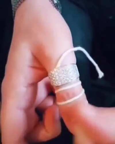 How to take off a tight ring