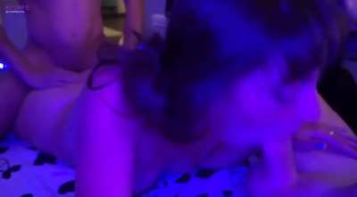 When I’m sucking cock and being fucked at the same time, I can really lose myself at times..