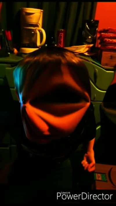 My son morphing into a super saiyan