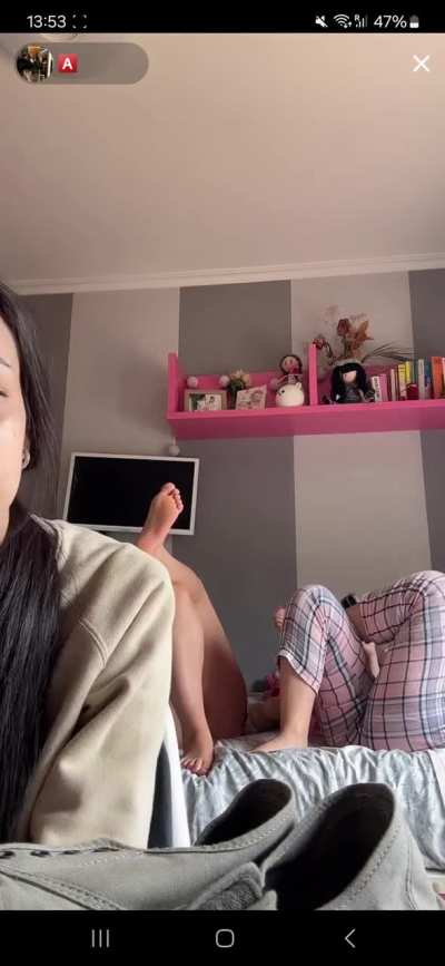 Feet in bed