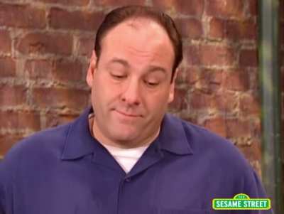 tony soprano gets startled