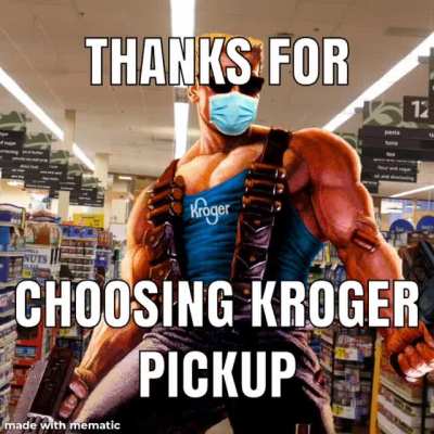 Duke works at kroger???