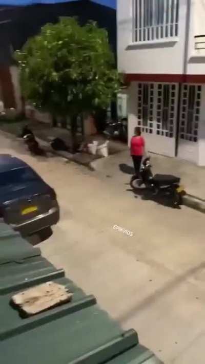 Caught in the act
