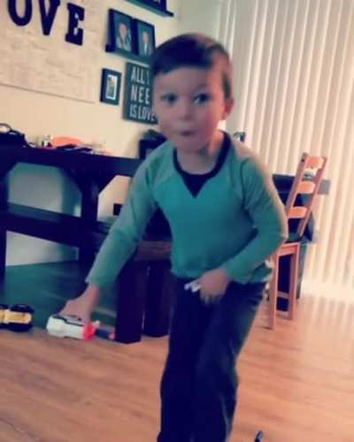 Self inflicted nut shot