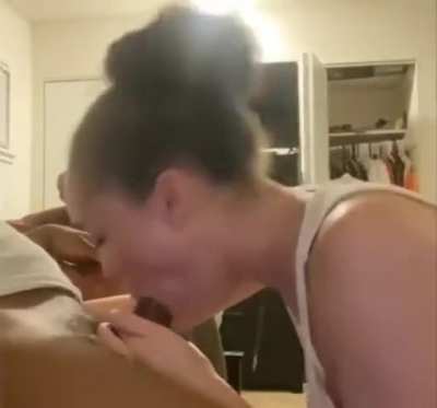 Deep in her throat