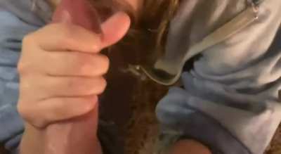 he loves it that i have a cum fetish