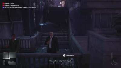 Found Hitman making small talk, absolutely wholesome moment.