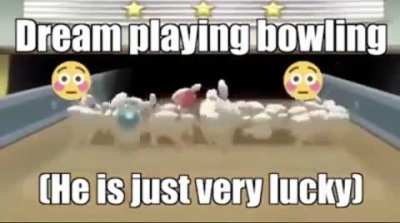 He’s just lucky 😎😳