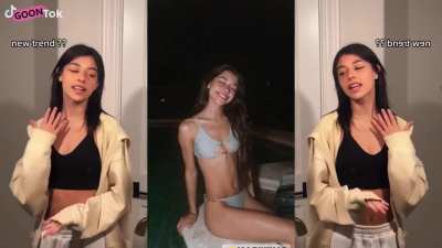 Rachel Brockman TikTok Compilation Split Screen PMV made with goontok.com