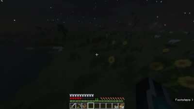 Tried to escape a spider and enderman in Minecraft. Did not go as planned.