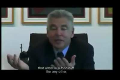 Here is the CEO of Nestle complaining about 