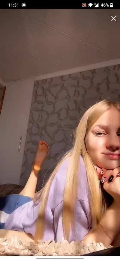 Cute blonde girl (@ in comments)