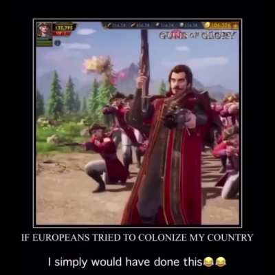 this what happen whnen Europe tryed to colinize the buddyretards 😌