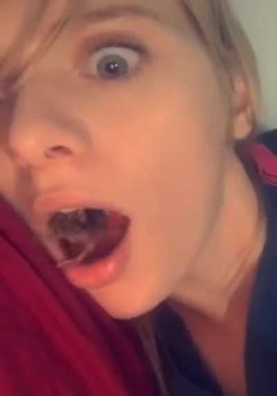 Eating an undercooked chicken nugget by accident