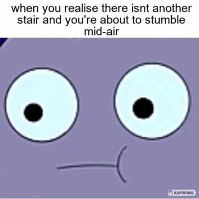 It was at that moment we realised we done fcked up
