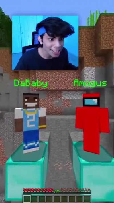 Brave man saves dababy and amogus (emotional)