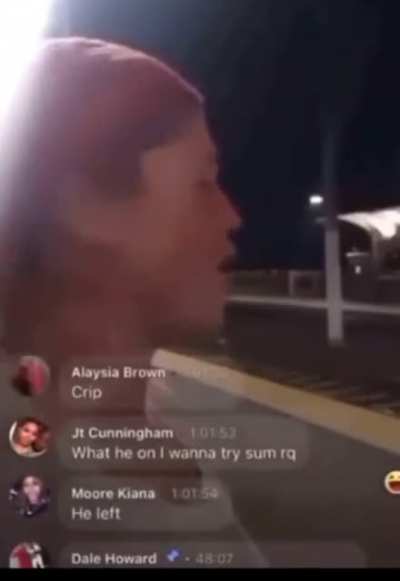 What she doing at night by herself??