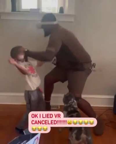 Double left jab right hook to the fa…..ce….