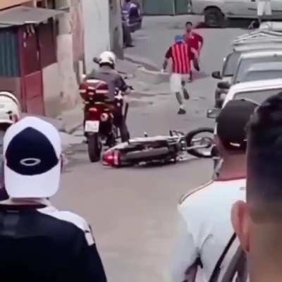 Out of the way.