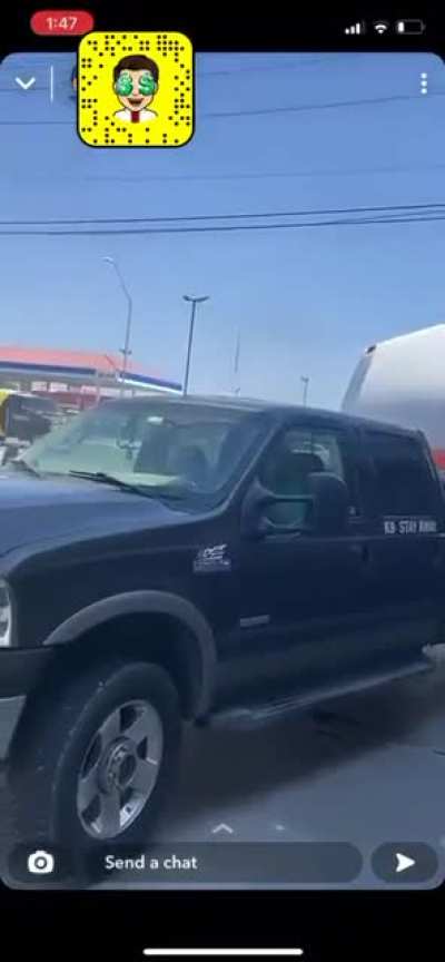 Drive thru freakout