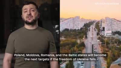 President Zelenskyy asks West for weapons needed to save democracy