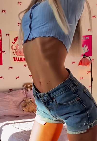 Just my midriff ;)