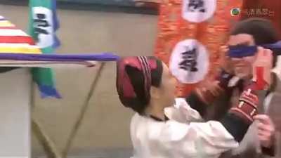 In knife throwing, there are winners and losers