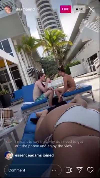 It’s not her but it’s one of her friends so fuck it Diiamonnd