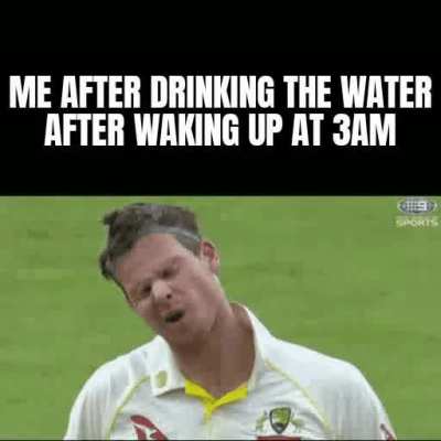 That feeling of refreshment tho