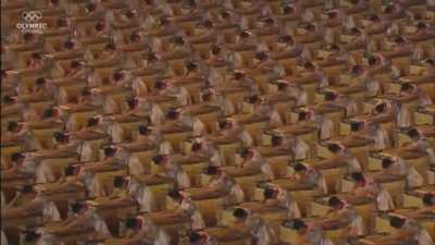 Throwback to Beijing Olympics when 2,008 drummers played the bronze Fou drums and sang the quote from The Analects of Confucius written 2000 years ago