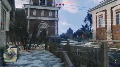 Well he got his bell rung (sound on)