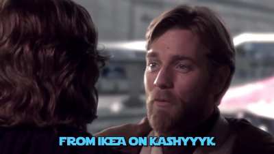 Obi-Wan gives Anakin some advice