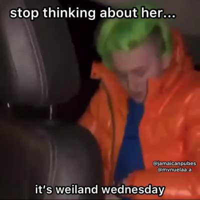 stop think about her it’s weiland wednesday....