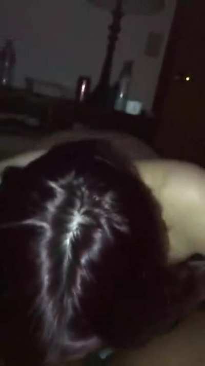 Huge Tits Babe Blowjob