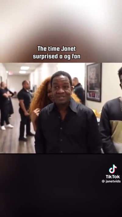 The time Janet surprised a fan backstage