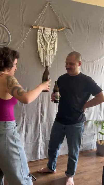 Holesome Beer Trick