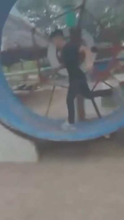 This is the exercise equipment you get in the parks of communist countries.