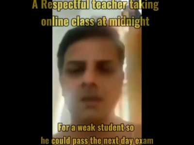 Rare video of Professor Raghavanji teaching his student