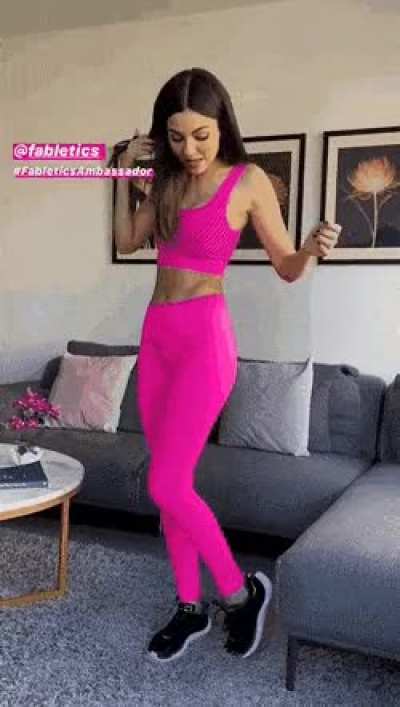 Tori hot in hot pink