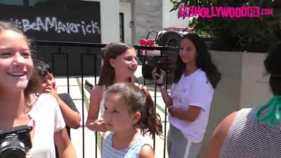 Some 2017 cringe: A bunch of Jake Paul fans screaming in front of his house are confronted by one of the neighbors.