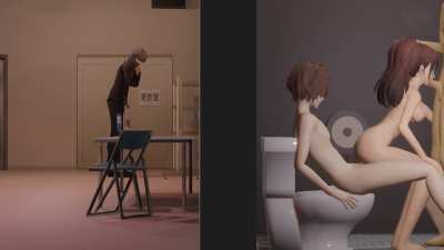 Rise In The Restroom [SMango3D]
