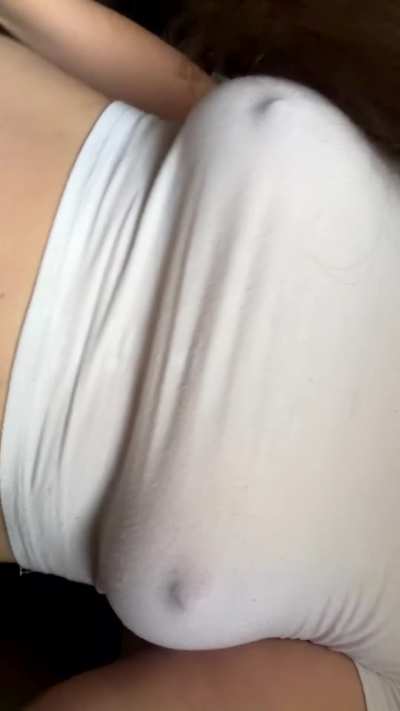 Would you cum on my tits or my bush?