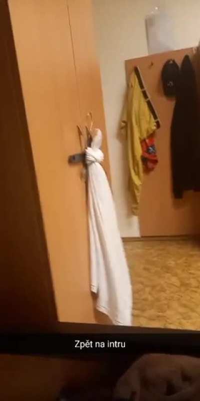 Nazi trapped in a closet