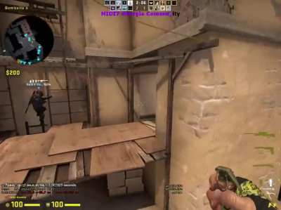 My awp entry frag with a pretty nice flick