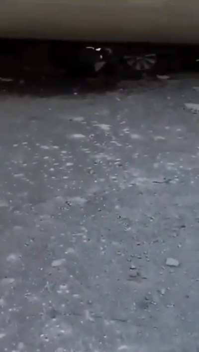 Water tank collapses and rolls downhill in Brazil, 23rd August 2020