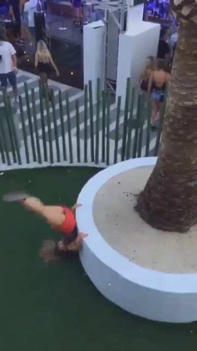 Like an animal on the zoo....