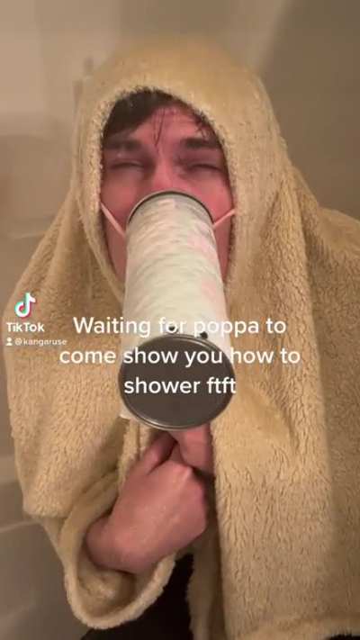 Patiently waiting for daddy