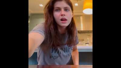 Alexandra Daddario Tongu<wbr>e-in-<wbr>cheek on YT